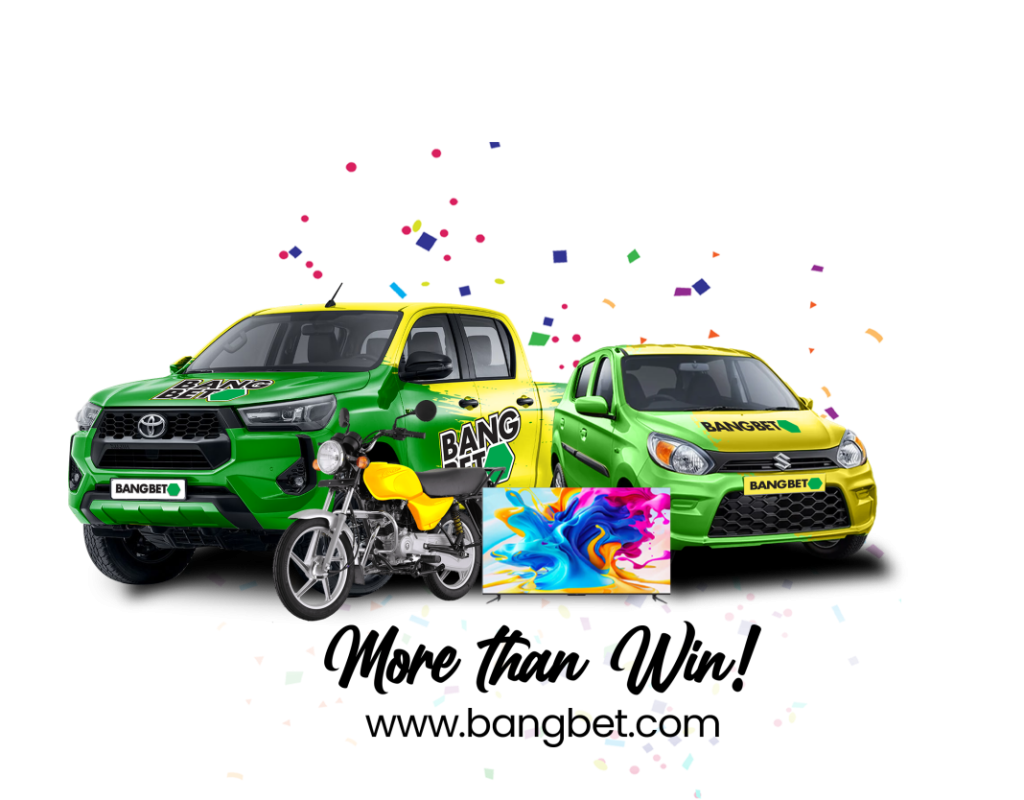 showcasing a truck, a car, and a motorcycle splashed with dynamic, paint-like graphics. The slogan "Move Your World!" adds an energetic touch to the promotional message, emphasizing action and excitement,