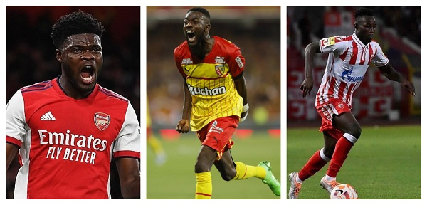 three players in action