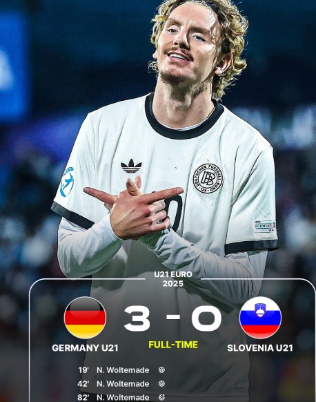 Germany U21 Dominate Slovenia U21 with 3-0 Victory in Euro U21 Group B Clash