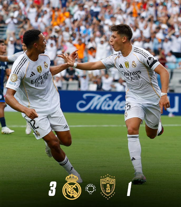 Real Madrid Overcome Early Red Card to Defeat Pachuca 3-1 in Club World Cup Thriller