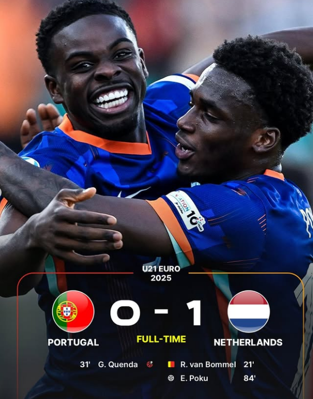 Ten-Man Netherlands Stun Portugal with Late Winner to Reach U21 Euro Semifinals