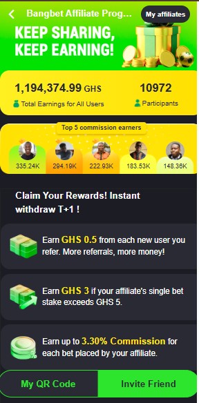 Partner with Bangbet and Earn Real Cash Through Referrals