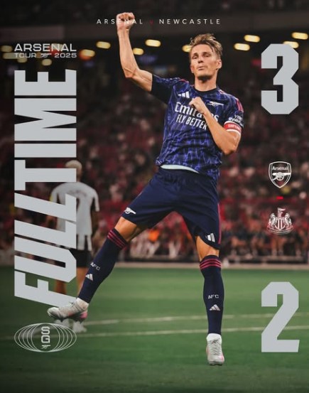 Arsenal Edge Newcastle 3–2 in Singapore Friendly