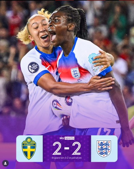 England Reach Euro 2025 Semi-Finals After Dramatic Penalty Shootout Win Over Sweden