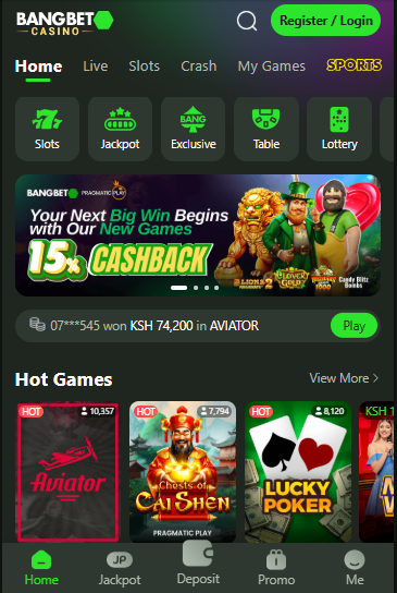 Huge! 15% Cashback on 30 Brand-New Slot Games from BangBet & Pragmatic Play!