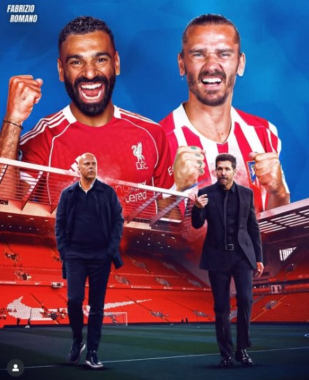 Liverpool vs Atletico Madrid: Champions League 2025/26