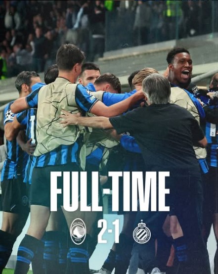 Atalanta 2-1 Club Brugge: Late Comeback Seals Vital Champions League Victory