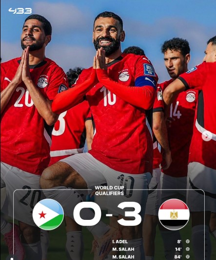 Egypt Qualify for 2026 FIFA World Cup After Win Over Djibouti