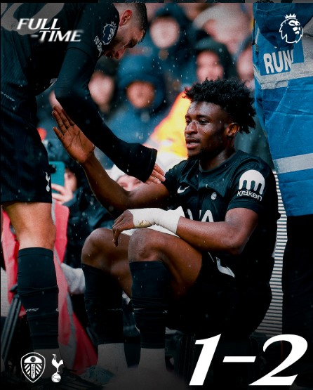 Tottenham Defeat Leeds 2–1: Kudus and Tel Shine as Spurs Continue Premier League Title Push