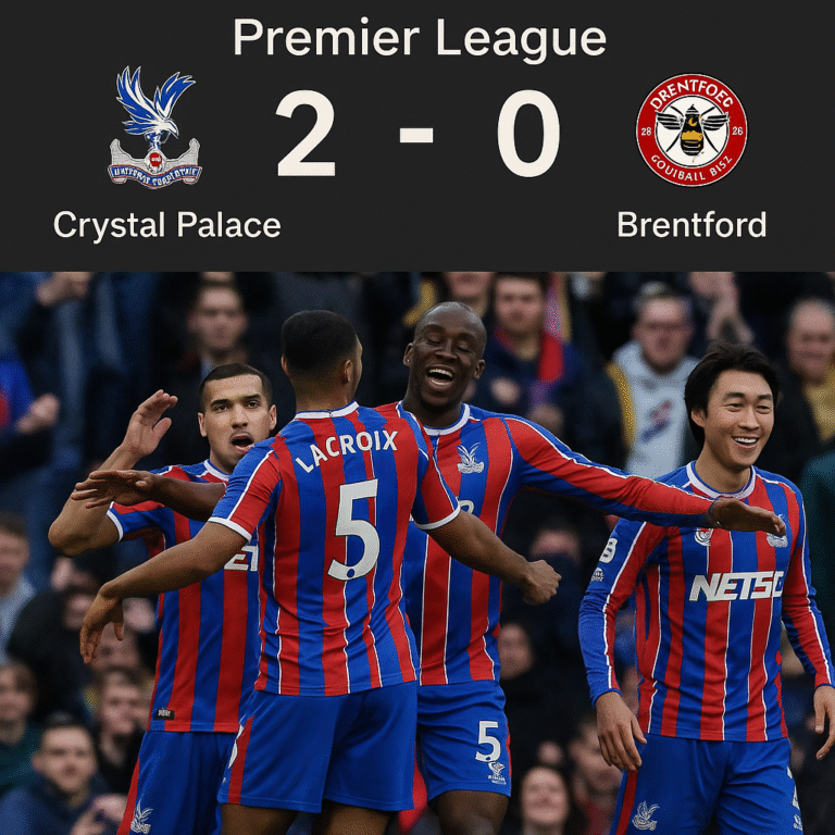 Crystal Palace Secure 2-0 Victory Over Brentford in Premier League Matchday 10
