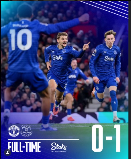 10-Man Everton Shock Manchester United at Old Trafford — Premier League Match Report