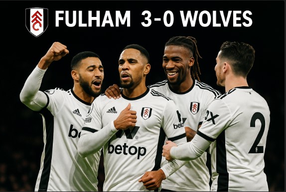Fulham Earn First Win of the Season With Dominant 3–0 Victory Over Wolves