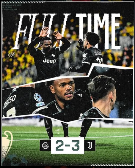 Juventus Edge Bodo/Glimt 3–2 in a Thrilling Champions League Clash