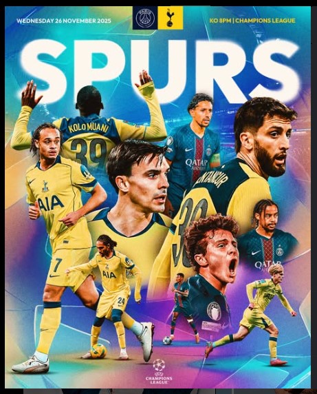 PSG vs Tottenham: Defending Champions Host Unbeaten Spurs in Blockbuster UCL Clash