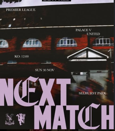 Crystal Palace vs Manchester United: Matchday 13 Preview & Prediction