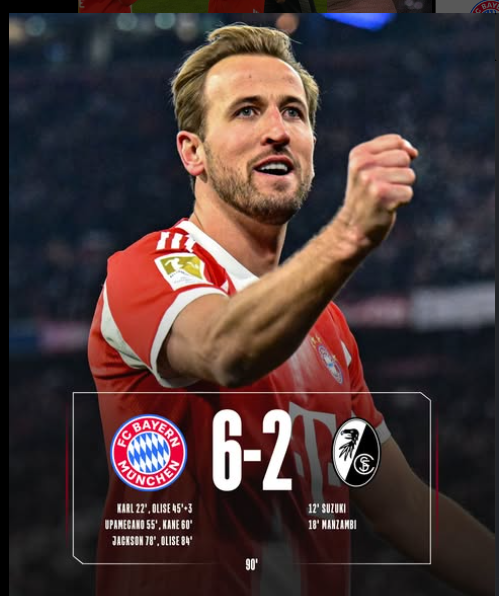 Bayern Munich 6-2 Freiburg: Ruthless Comeback Keeps Undefeated Run Alive