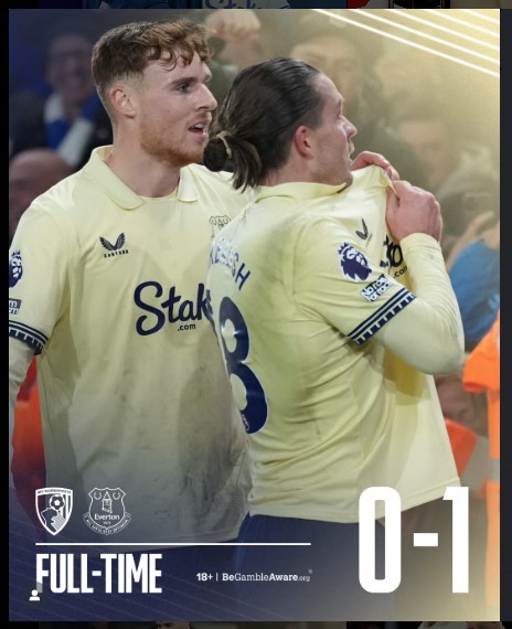 Bournemouth 0–1 Everton: Jack Grealish Secures Vital Win as Toffees Climb to 9th