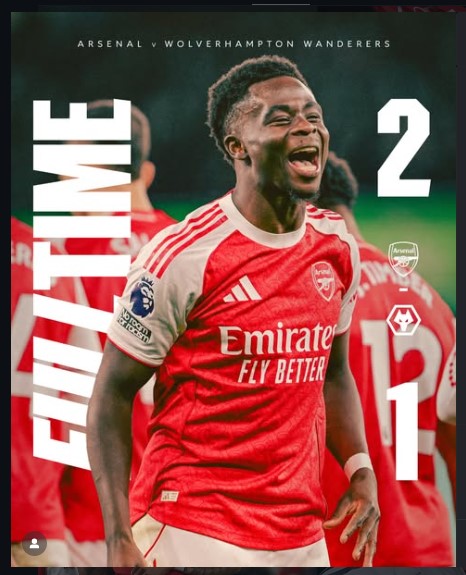 Arsenal 2-1 Wolves: Late Drama Sends Gunners Two Points Clear at the Top