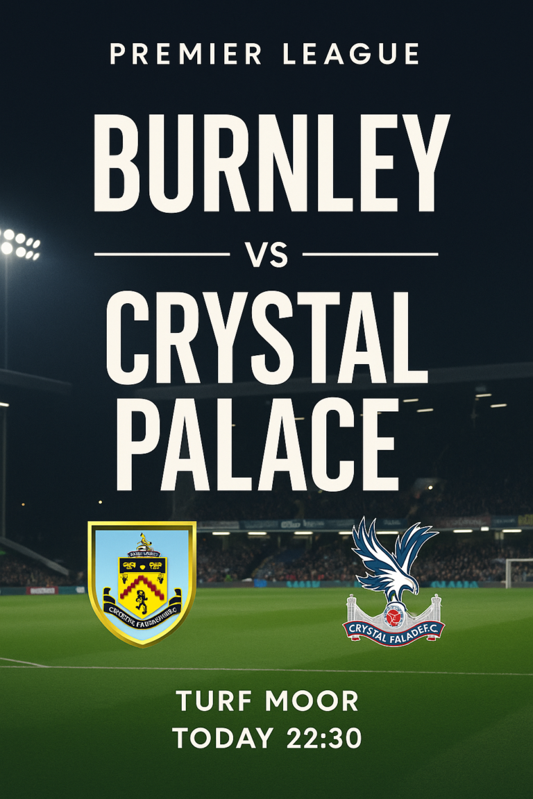 Burnley vs Crystal Palace: Relegation Fight Meets Top-Five Ambition in Premier League Matchday 14
