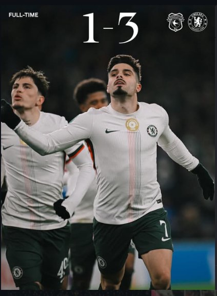Garnacho Brace Fires Chelsea into Carabao Cup Semi-Finals with 3–1 Win Over Cardiff City