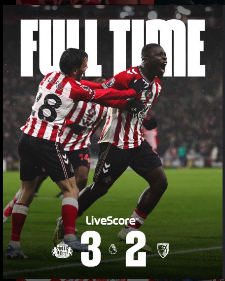 Sunderland vs Bournemouth: Stunning Comeback Seals 3-2 Victory