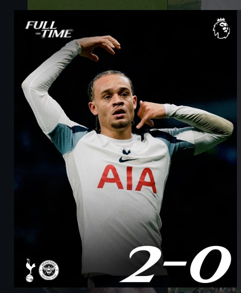 Tottenham 2–0 Brentford: Xavi Simons Scores First Spurs Goal as Tottenham Return to Winning Ways