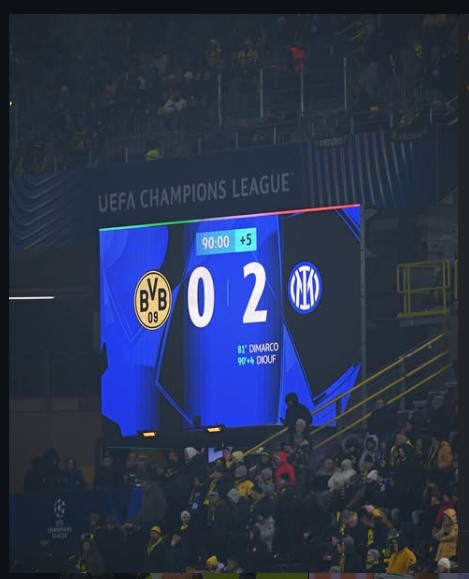 Inter Milan Defeat Borussia Dortmund 2-0 but Set for Champions League Play-Offs