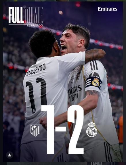 Real Madrid Beat Atlético 2-1 to Reach Spanish Super Cup Final