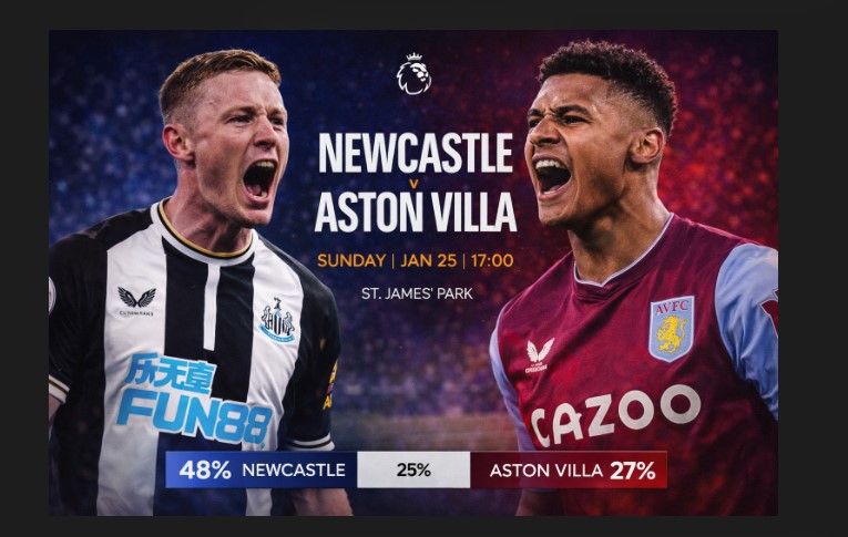 Newcastle vs Aston Villa Preview: European Dream Meets Title Pressure at St. James’ Park
