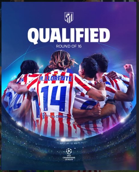 Sørloth Hat-Trick Sends Atlético Madrid into Champions League Last 16 After 4–1 Win Over Brugge