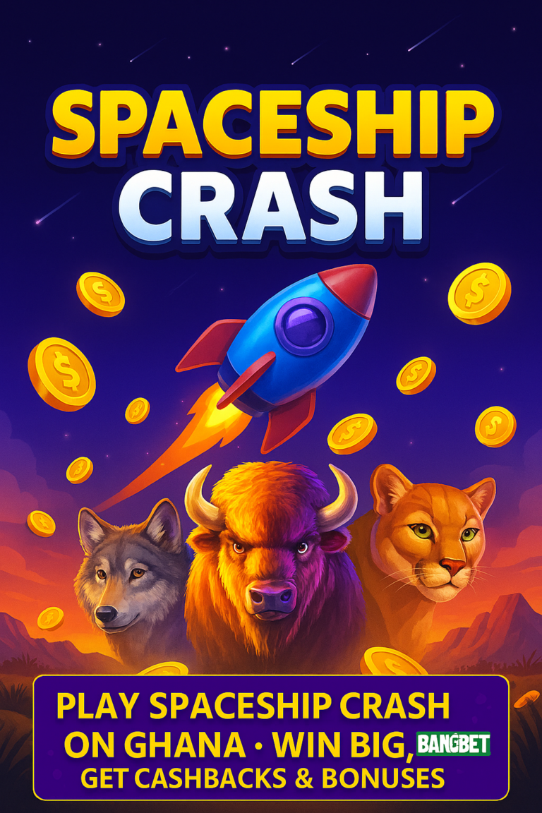 Spaceship Crash Ghana – How to Play & Win Big on Bangbet