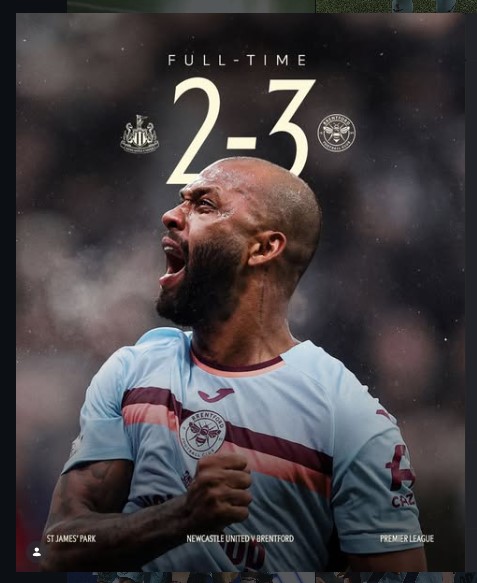 Newcastle 2-3 Brentford: Bees Snatch Late Winner in St James’ Park Thriller