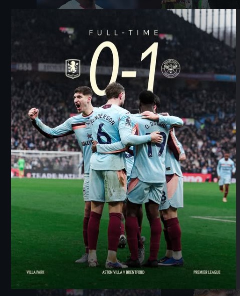 Aston Villa 0–1 Brentford: Wasteful Villa Fall at Home Despite 27 Shots