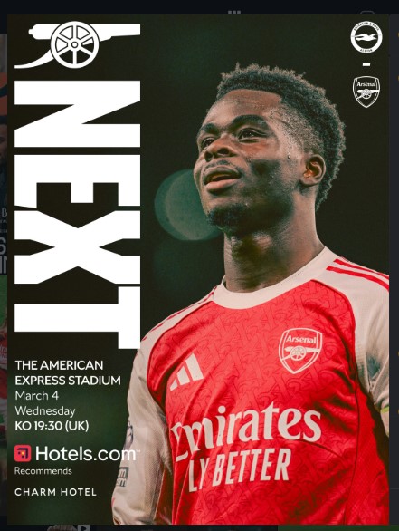 Matchday 29 – Title Race Intensifies: Brighton vs Arsenal