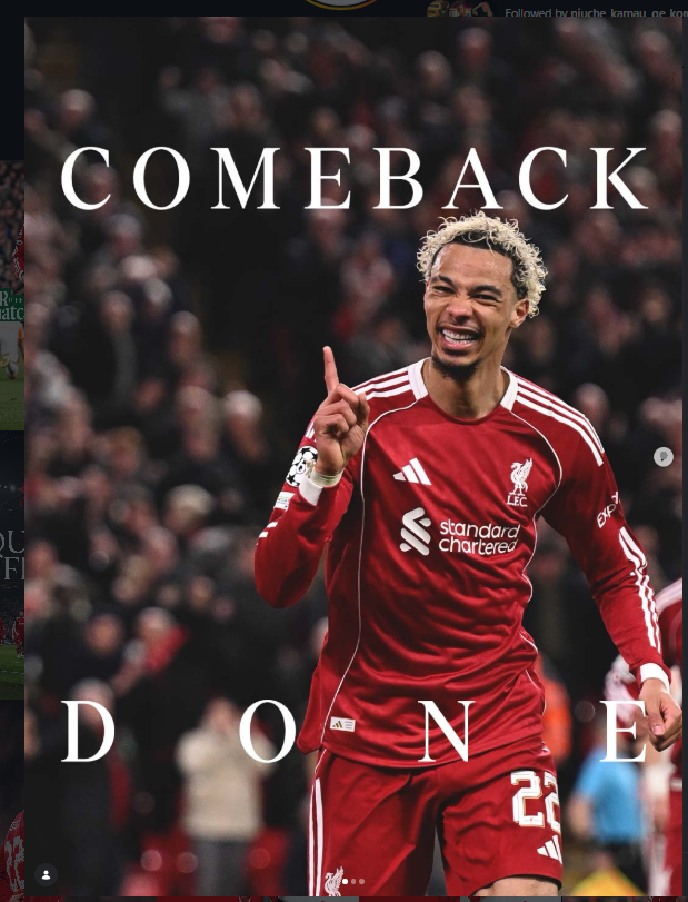 Liverpool 4-0 Galatasaray: Reds Storm into UCL Quarter-Finals with Dominant Comeback (4-1 Aggregate)