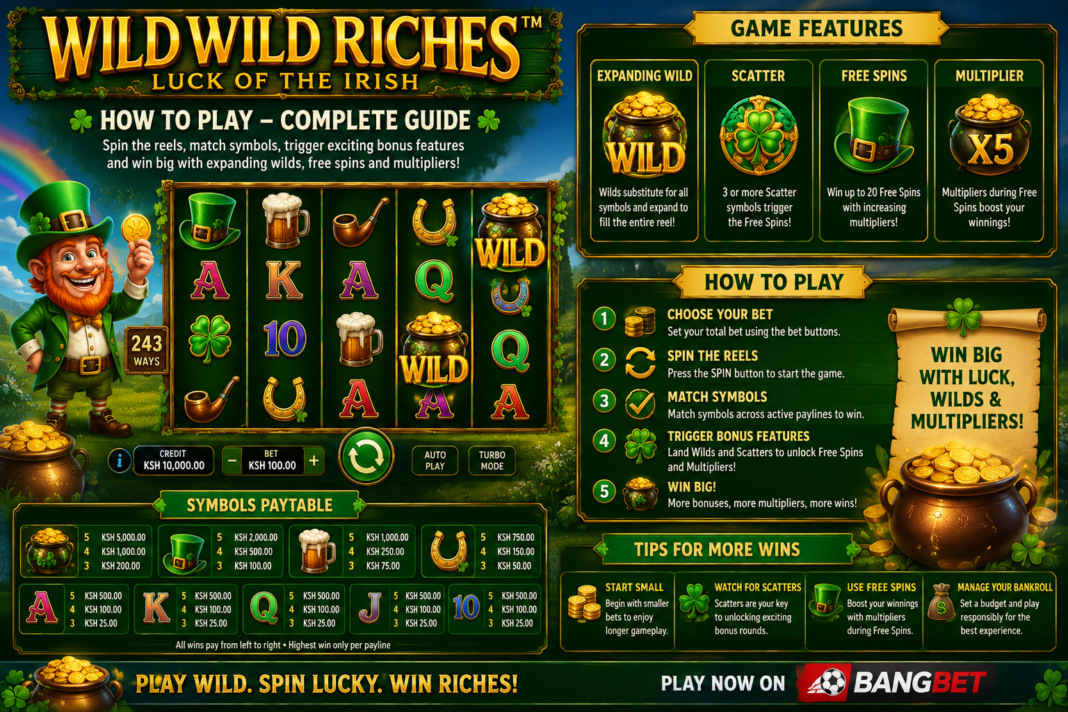 The Pot of Gold Awaits: A Guide to Wild Wild Riches: Luck of the Irish