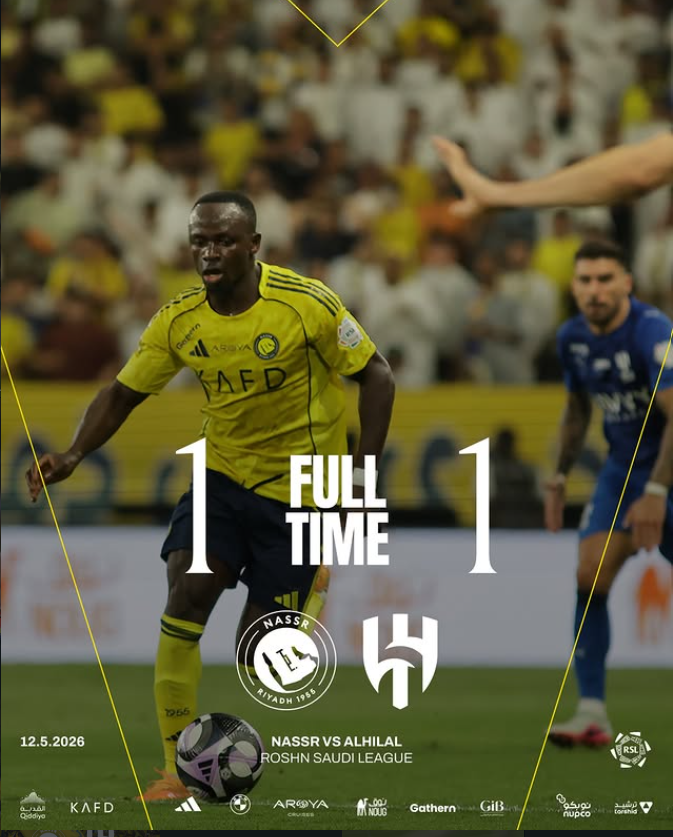 Al Nassr Held by Al Hilal in Dramatic Saudi Pro League Clash as Title Race Goes to Final Day