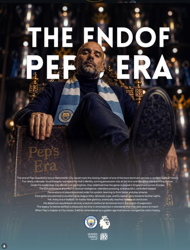Pep Guardiola to Leave Manchester City as Enzo Maresca Set to Begin New Era