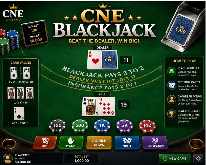 How to Play CNE Blackjack: A Guide to the Classic Casino Favorite
