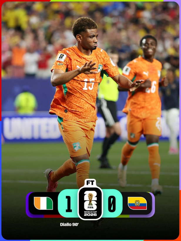 Ivory Coast 1-0 Ecuador: Super Sub Amad Diallo Fires Elephants to Historic World Cup Victory