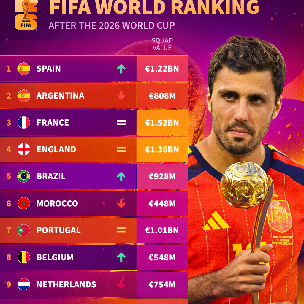 FIFA Best International Teams: Spain Become World Champions and World No.1