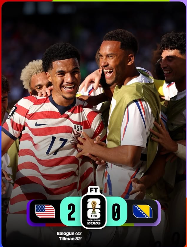 USA vs Bosnia Result: Balogun and Tillman Send Americans Through