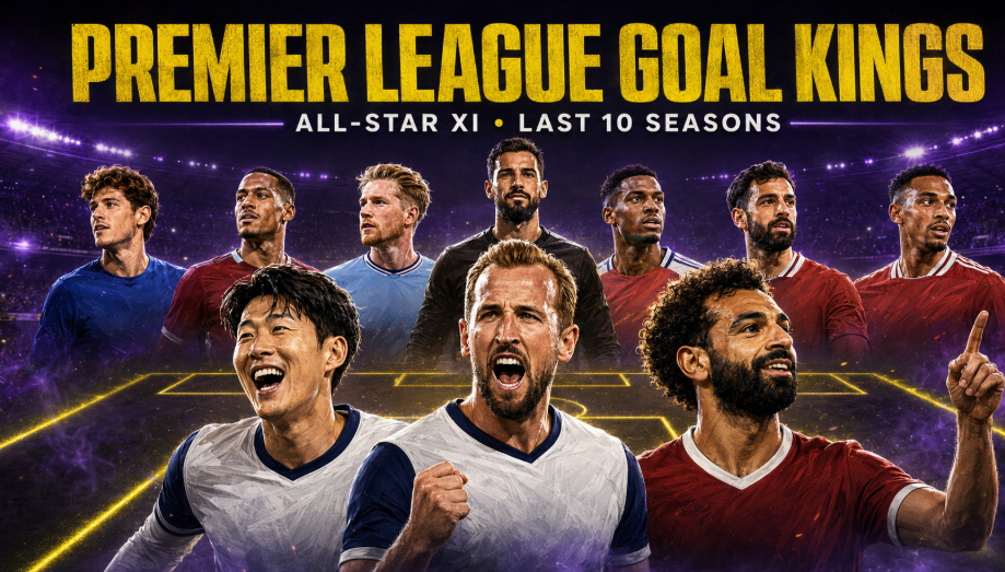 Premier League XI With the Most Goals Over the Last 10 Seasons