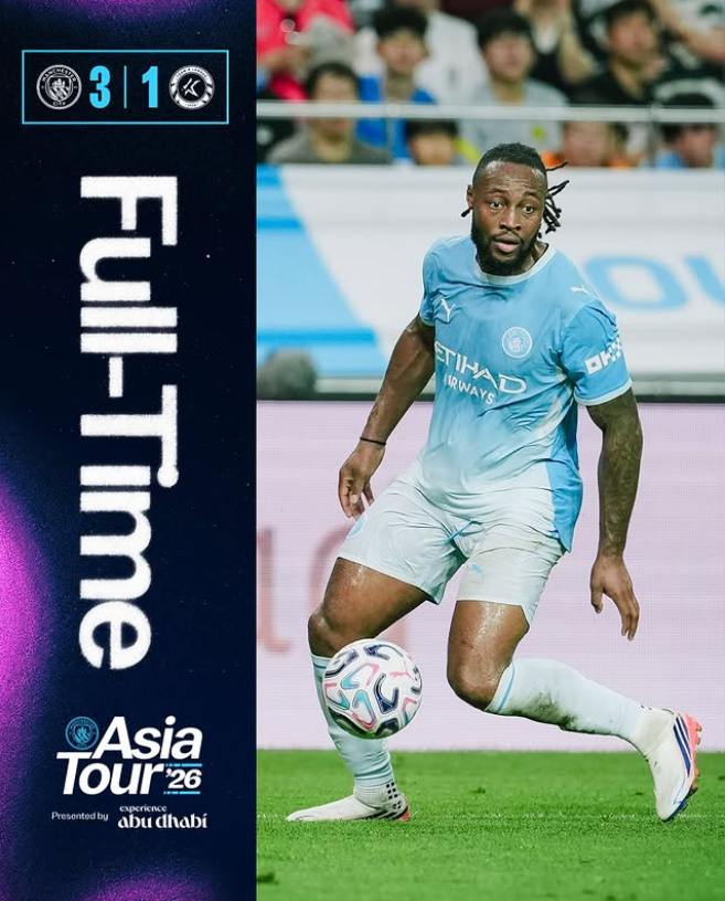 Manchester City Continue Winning Start to Pre-Season with 3-1 Victory Over K League All-Stars