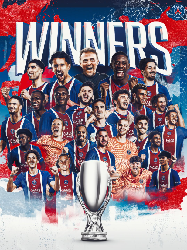 PSG Beat Aston Villa 2-1 to Win 2026 UEFA Super Cup