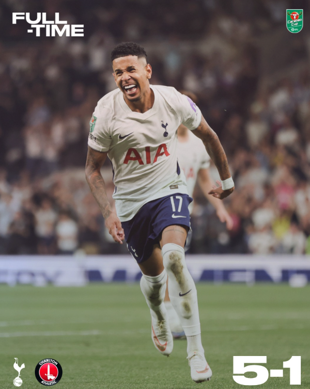 Sávio Scores on Debut as Spurs Cruise to Emphatic Victory