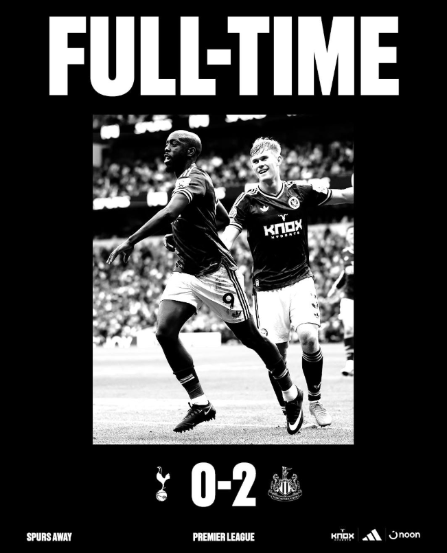 Tottenham 0-2 Newcastle: Elanga and Wissa Deepen Spurs’ Early-Season Crisis