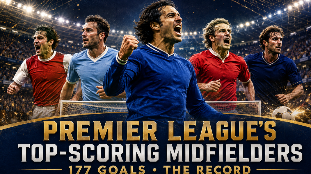 Top 10 Highest-Scoring Midfielders in Premier League History