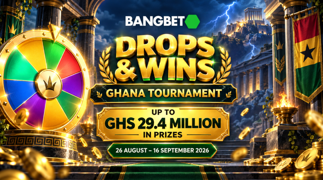 Bangbet Ghana Drops & Wins Tournament: Win a Share of GHS 29.4 Million