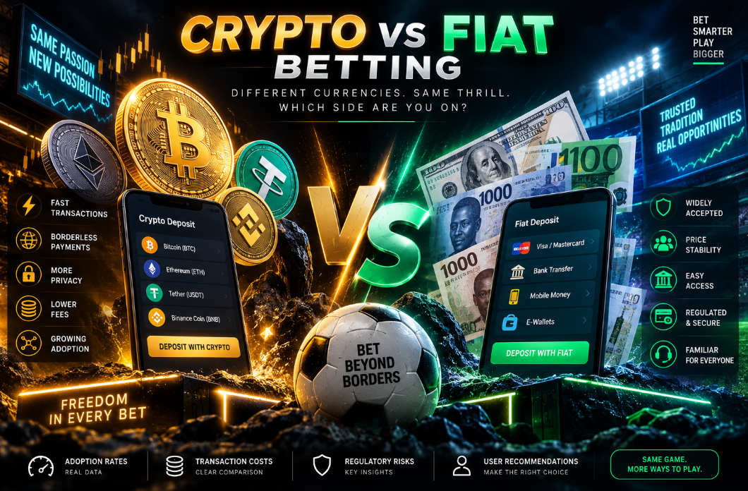 Crypto vs Fiat Betting: Adoption, Transaction Costs and Regulatory Risks Compared